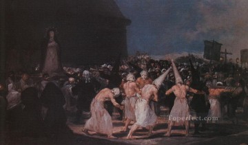  romantic - Procession of Flagellants on Good Friday Romantic modern Francisco Goya
